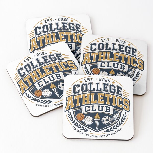 Item preview, College Athletics Club Est. 2026 – Vintage Collegiate Sports Crest designed and sold by RJACreative.