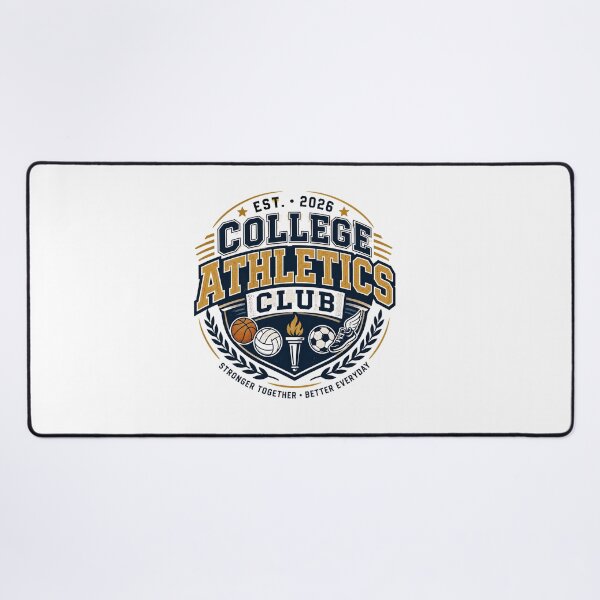 Item preview, College Athletics Club Est. 2026 – Vintage Collegiate Sports Crest designed and sold by RJACreative.