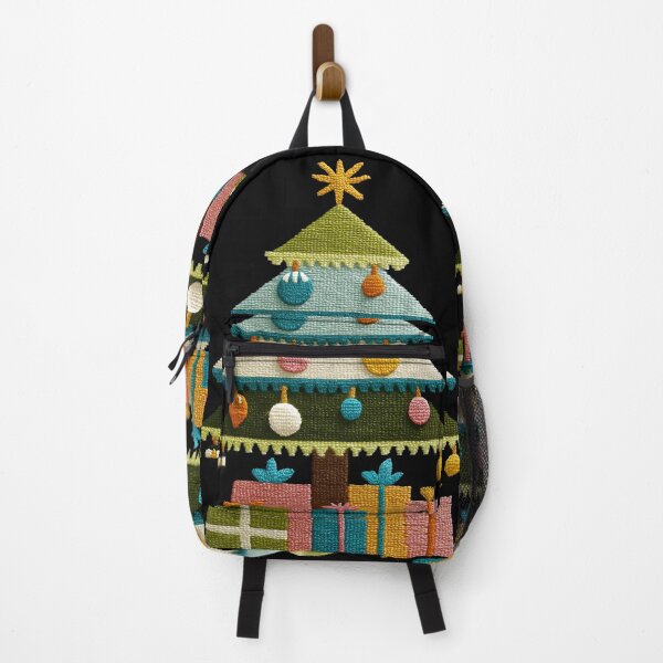 Item preview, Textured Embroidered Christmas Tree with Gifts Art designed and sold by colorful-white.
