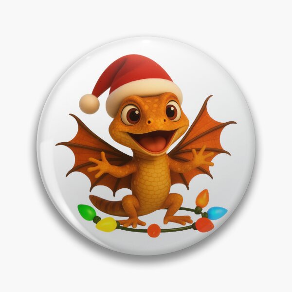 Item preview, Christmas Draco Volans Lizard designed and sold by Sillytoe.