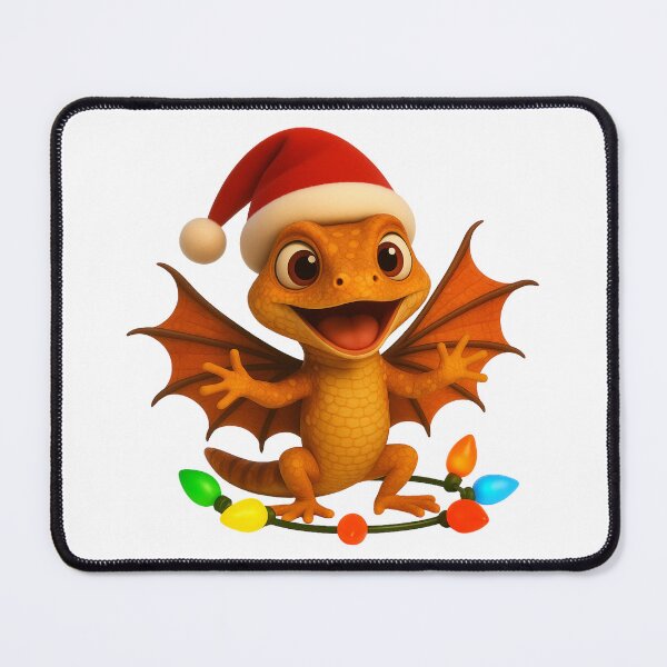 Item preview, Christmas Draco Volans Lizard designed and sold by Sillytoe.