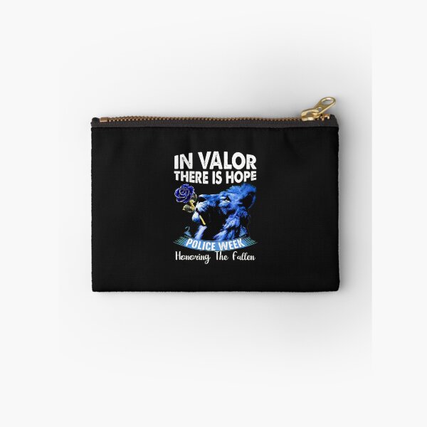 Item preview, In Valor There Is Hope Lion Blue Rose Police Week designed and sold by txoykgiwz.