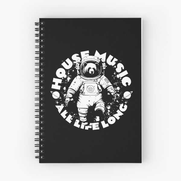 Item preview, HOUSE MUSIC - Astronaut Bear (White)  designed and sold by Discothreadz.