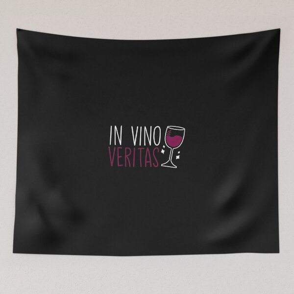 Item preview, In Vino Veritas Wine Glass Latin Phrase designed and sold by txoykgiwz.