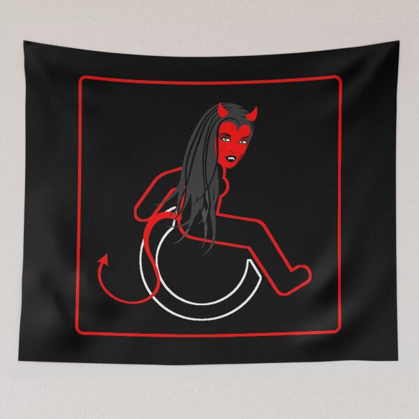 Item preview, WHEELCHARIOT 15 (Devil Woman) designed and sold by Garden Of Nightmares.