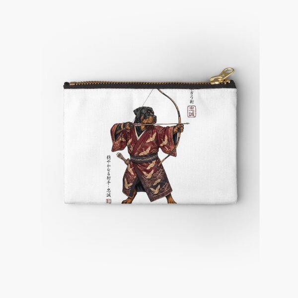 Item preview, Anime Rottweiler Warrior Kyudo Japanese Art Dog Lover designed and sold by dian-rody-crest.
