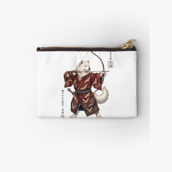 Item preview, Anime Samoyed Warrior Kyudo Japanese Art Dog Lover designed and sold by dian-rody-crest.