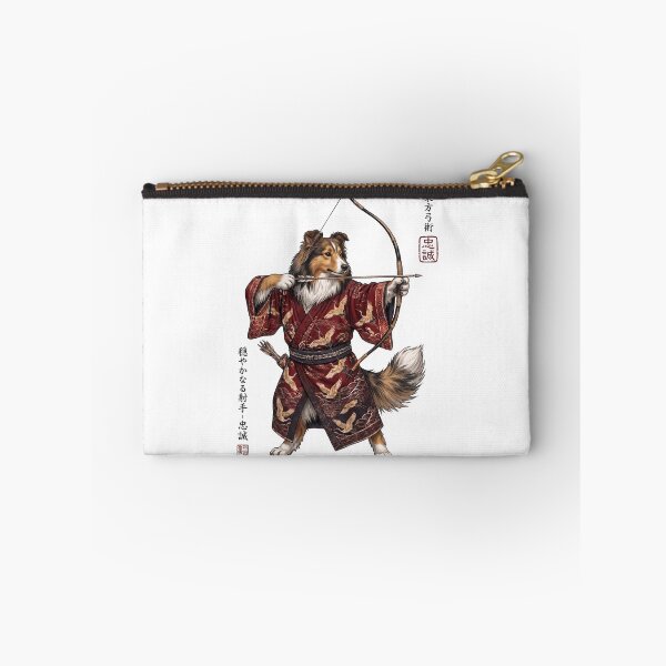 Item preview, Anime Shetland Sheepdog Warrior Kyudo Japanese Art Dog Lover designed and sold by dian-rody-crest.