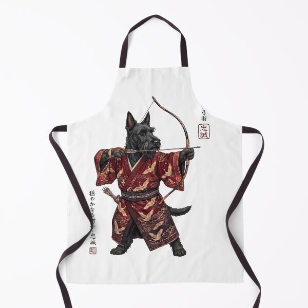 Item preview, Anime Scottish Terrier Warrior Kyudo Japanese Art Dog Lover designed and sold by dian-rody-crest.