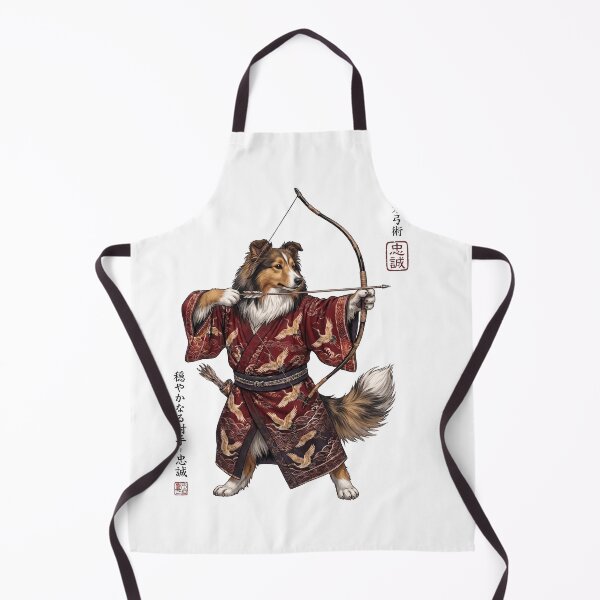 Item preview, Anime Shetland Sheepdog Warrior Kyudo Japanese Art Dog Lover designed and sold by dian-rody-crest.