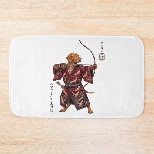 Item preview, Anime Vizsla Warrior Kyudo Japanese Art Dog Lover designed and sold by dian-rody-crest.