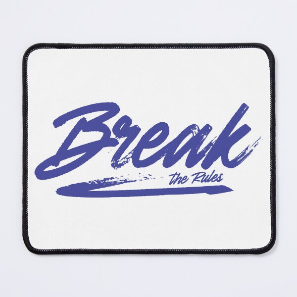 Item preview, Break the Rules — Bold Brush Calligraphy designed and sold by FitNow.