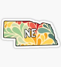 Blumen Nebraska Sticker