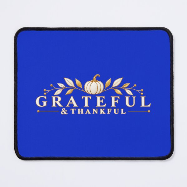 Item preview, Grateful & Thankful – Elegant Golden Pumpkin Thanksgiving designed and sold by HO•Designs.
