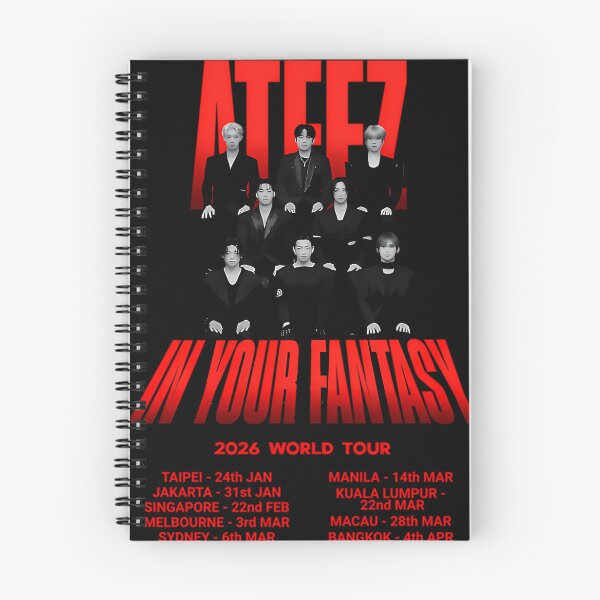 Item preview, Ateez In Your Fantasy 2026 World Tour designed and sold by wildliferealism.
