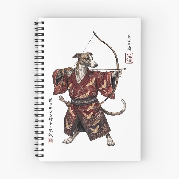 Item preview, Anime Whippet Warrior Kyudo Japanese Art Dog Lover designed and sold by dian-rody-crest.