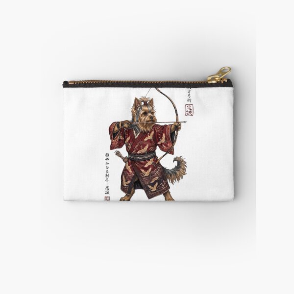 Item preview, Anime Yorkshire Terrier Warrior Kyudo Japanese Art Dog Lover designed and sold by dian-rody-crest.
