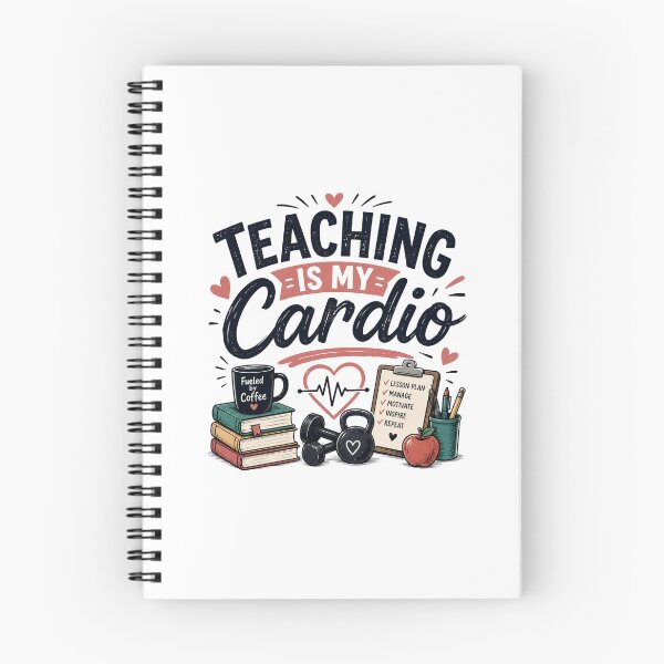 Item preview, Teaching Is My Cardio – Funny Teacher Workout Coffee Design designed and sold by RJACreative.