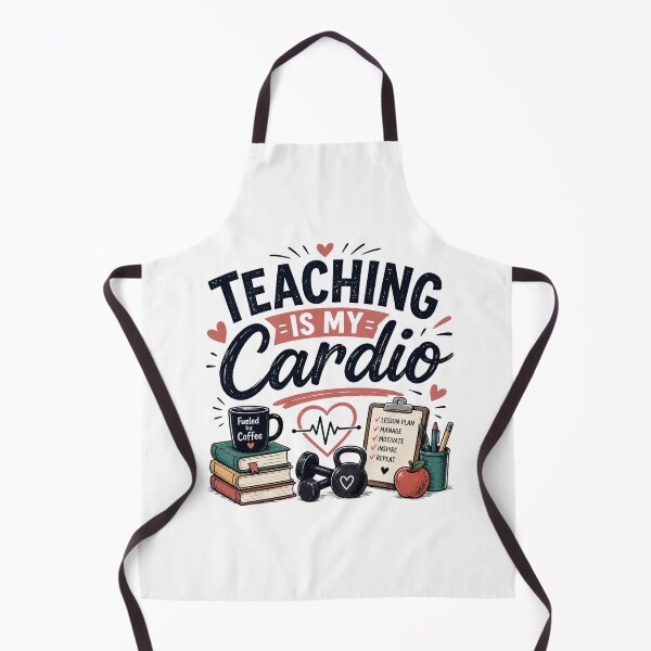 Item preview, Teaching Is My Cardio – Funny Teacher Workout Coffee Design designed and sold by RJACreative.