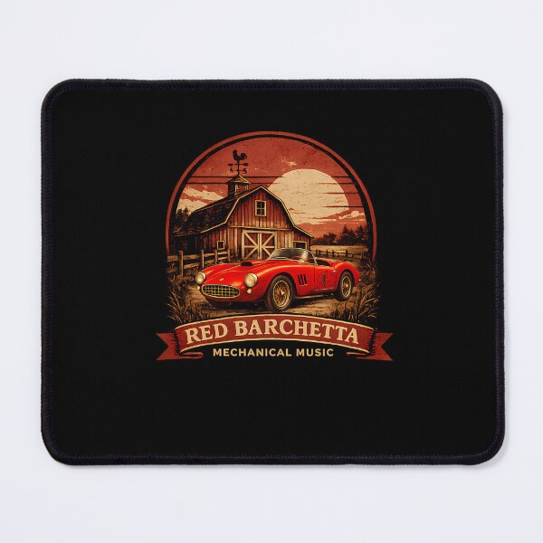 Item preview, Red Barchetta Mechanical Music Vintage Car Art designed and sold by Jimbeler.