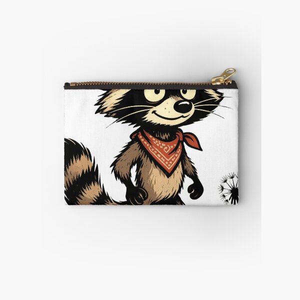 Item preview, Cute Cowboy Raccoon in Vintage Style designed and sold by GSideArtStore.