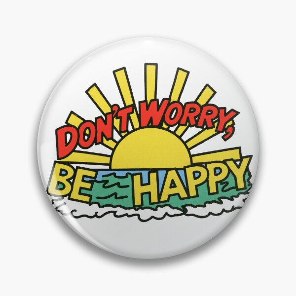 Item preview, Don't Worry Be Happy Retro Shirt designed and sold by GrooveAndGlow.