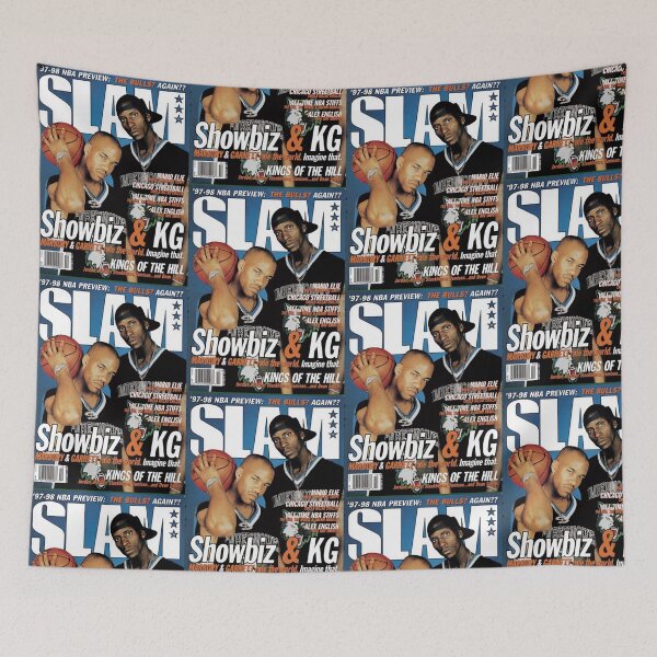 Item preview, KG and Marbury SLAM Magazine T-Shirt designed and sold by CloudedGoods.