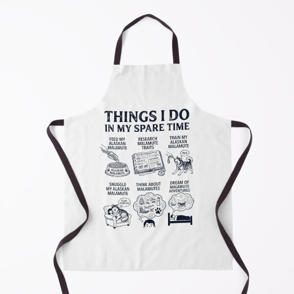 Item preview, Funny Alaskan Malamute Lover Spare Time Activities designed and sold by dian-rody-crest.