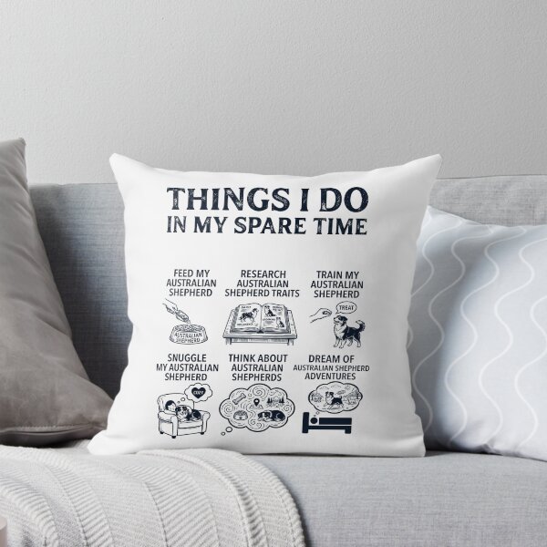 Item preview, Funny Australian Shepherd Lover Spare Time Activities designed and sold by dian-rody-crest.