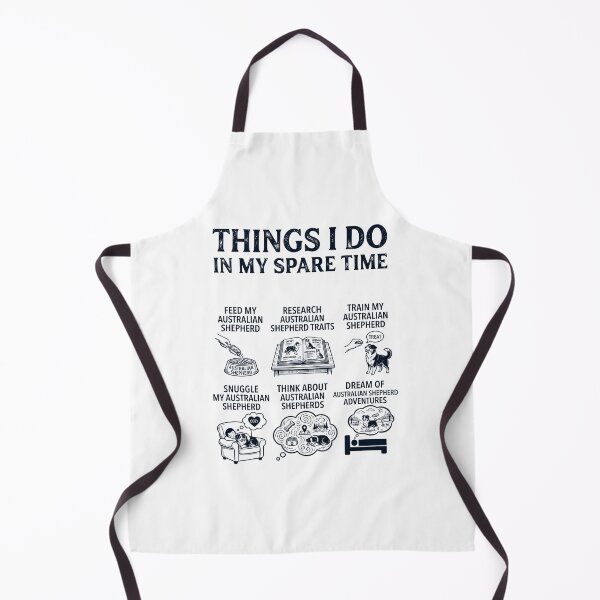 Item preview, Funny Australian Shepherd Lover Spare Time Activities designed and sold by dian-rody-crest.