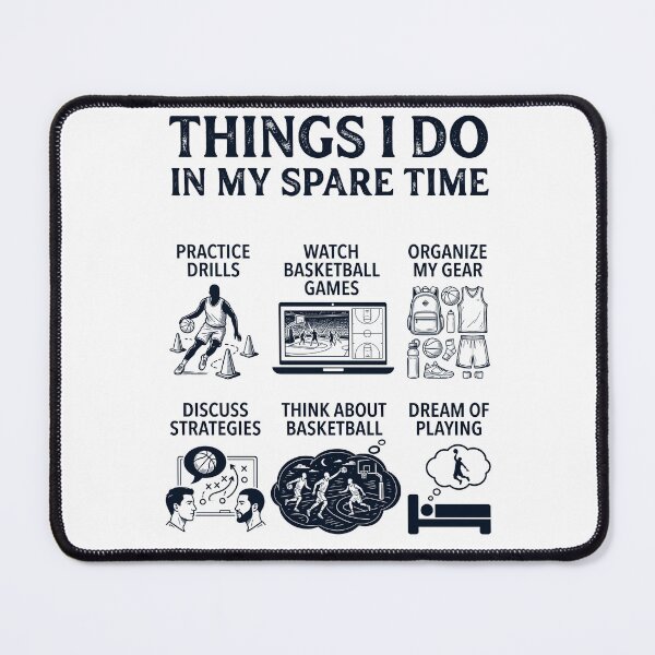 Item preview, Funny Basketball Lover Spare Time Activities designed and sold by dian-rody-crest.