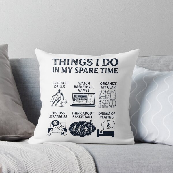 Item preview, Funny Basketball Lover Spare Time Activities designed and sold by dian-rody-crest.