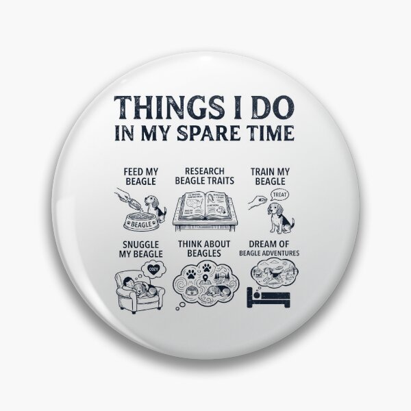 Item preview, Funny Beagle Lover Spare Time Activities designed and sold by dian-rody-crest.