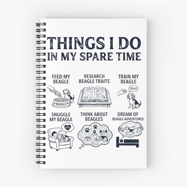 Item preview, Funny Beagle Lover Spare Time Activities designed and sold by dian-rody-crest.