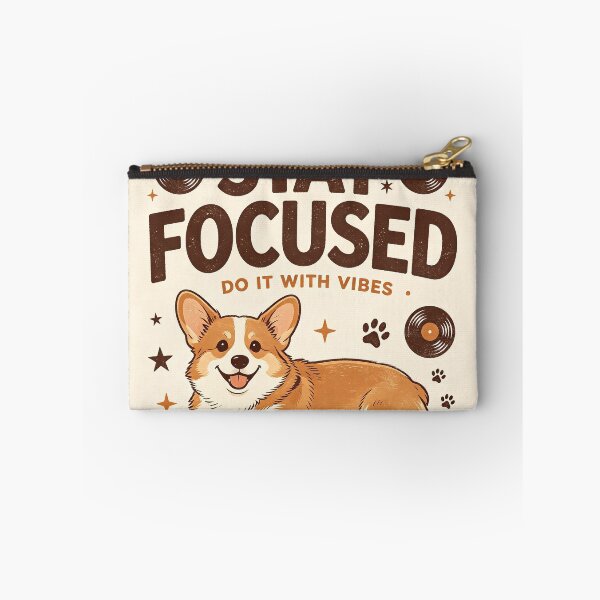 Item preview, Stay Focused Do It With Vibes  Motivational Retro Dog designed and sold by feelingblessed.