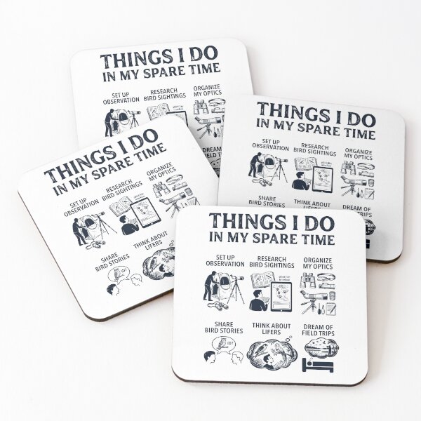 Item preview, Funny Bird Watching Lover Spare Time Activities designed and sold by dian-rody-crest.