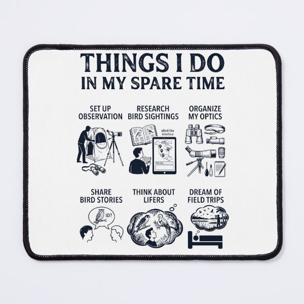 Item preview, Funny Bird Watching Lover Spare Time Activities designed and sold by dian-rody-crest.