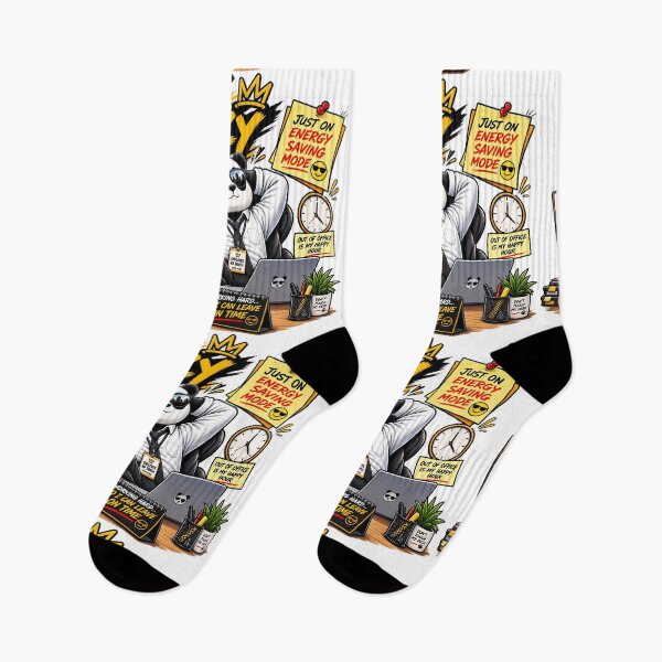 Item preview, Not Lazy, Energy Saving Mode Funny Office Panda designed and sold by dytf79.