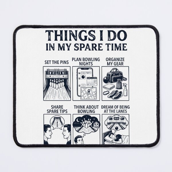 Item preview, Funny Bowling Lover Spare Time Activities designed and sold by dian-rody-crest.