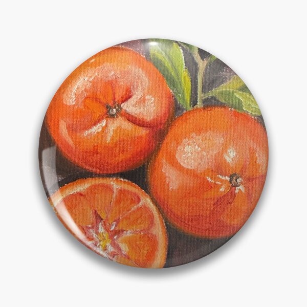 Item preview, Citrus Orange Still Life Oil Paiting designed and sold by Taylor June Art.