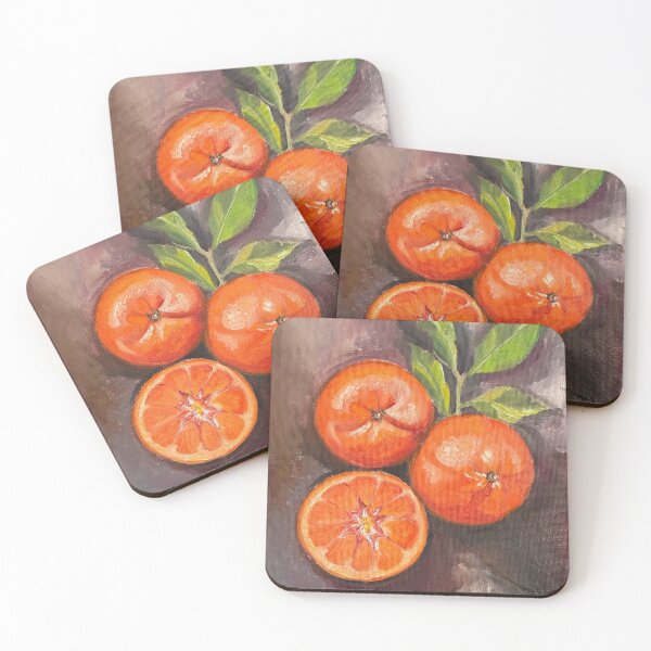 Item preview, Citrus Orange Still Life Oil Paiting designed and sold by Taylor June Art.