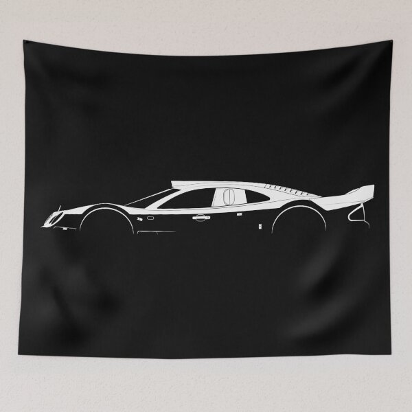 Item preview, CLK GTR (White) designed and sold by Car Silhouettes.