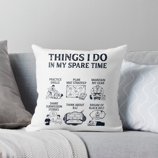 Item preview, Funny Brazilian Jiu Jitsu Lover Spare Time Activities designed and sold by dian-rody-crest.