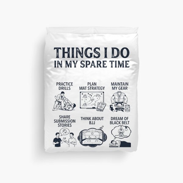Item preview, Funny Brazilian Jiu Jitsu Lover Spare Time Activities designed and sold by dian-rody-crest.