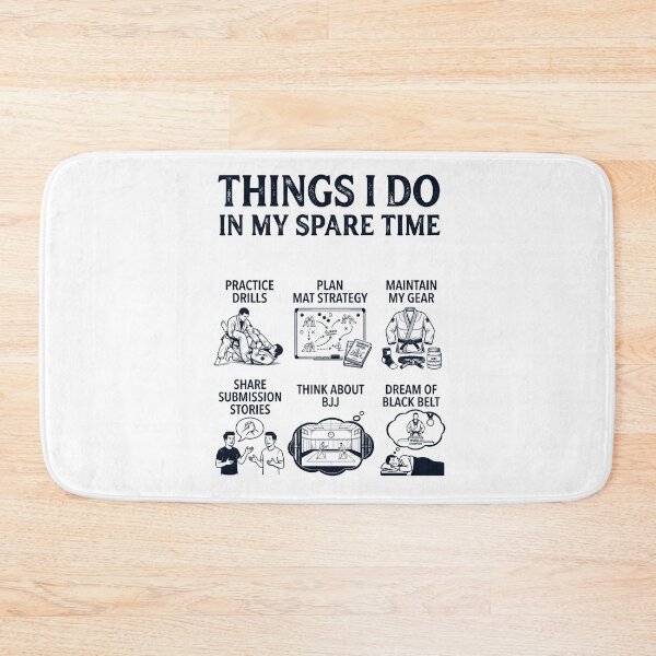 Item preview, Funny Brazilian Jiu Jitsu Lover Spare Time Activities designed and sold by dian-rody-crest.