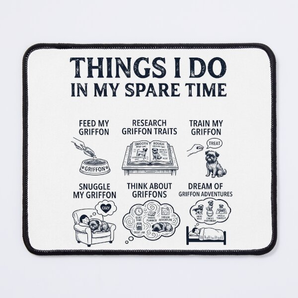Item preview, Funny Brussels Griffon Lover Spare Time Activities designed and sold by dian-rody-crest.