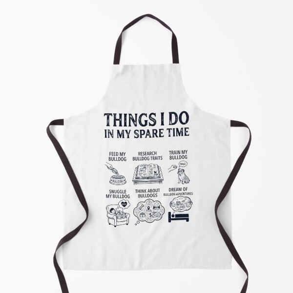 Item preview, Funny Bulldog Lover Spare Time Activities designed and sold by dian-rody-crest.