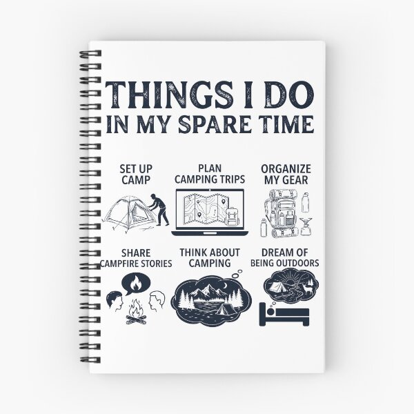 Item preview, Funny Camping Lover Spare Time Activities designed and sold by dian-rody-crest.