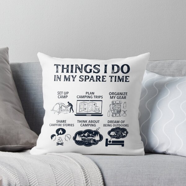 Item preview, Funny Camping Lover Spare Time Activities designed and sold by dian-rody-crest.