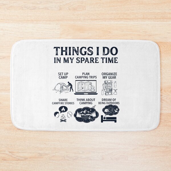 Item preview, Funny Camping Lover Spare Time Activities designed and sold by dian-rody-crest.